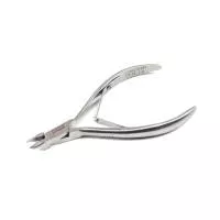 Кусачки маник. для кожи с 2 пружинами; матовые; ручная заточка